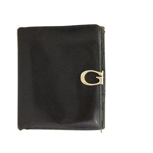 Gucci Black Glossy Leather Bi-fold Style Rectangular Wallet